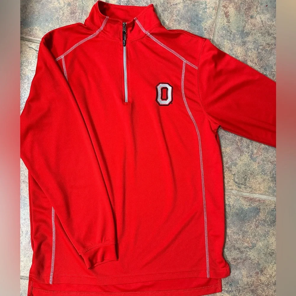 ohio state buckeyes long sleeve quarter zip - Picture 2 of 5